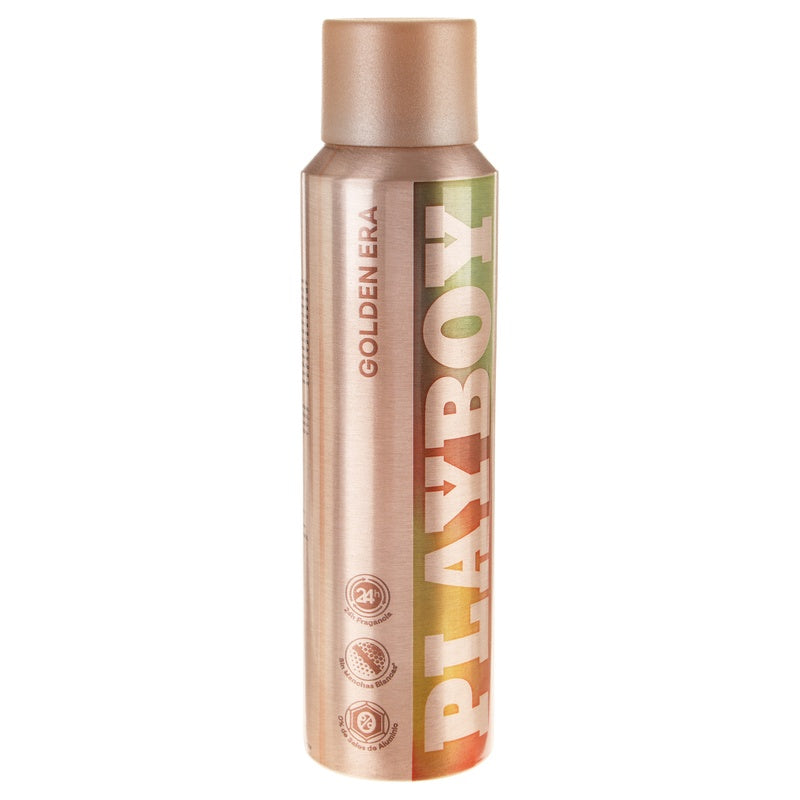 Desodorante Playboy Golden Era Spray 150 Ml 5050456009213  perfil 7