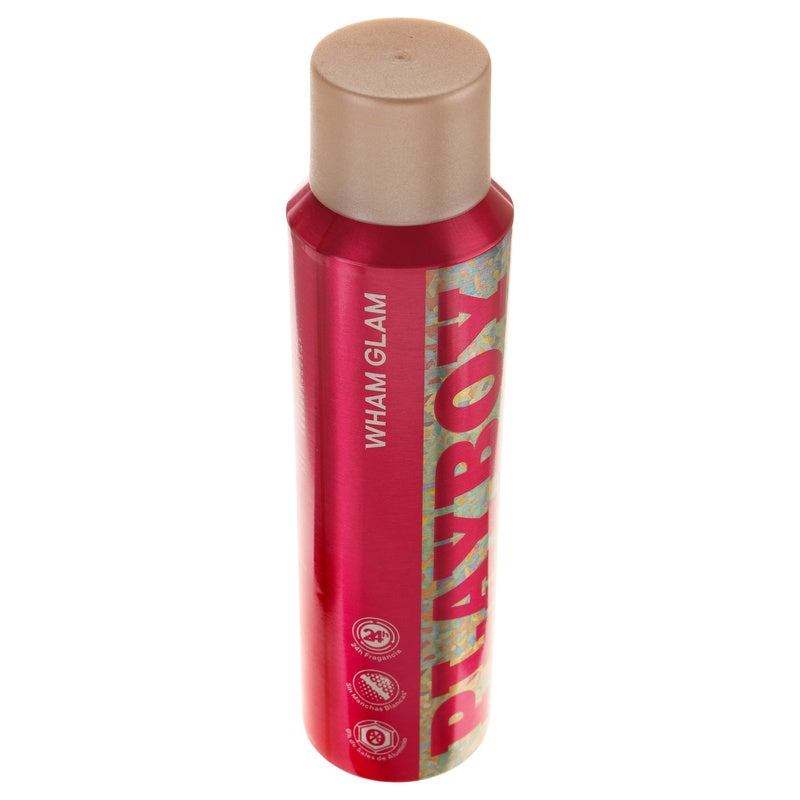 Desodorante Playboy Wham Glam Spray 150 Ml 5050456009206  perfil 3