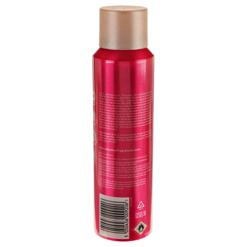 Desodorante Playboy Wham Glam Spray 150 Ml 5050456009206  perfil 4