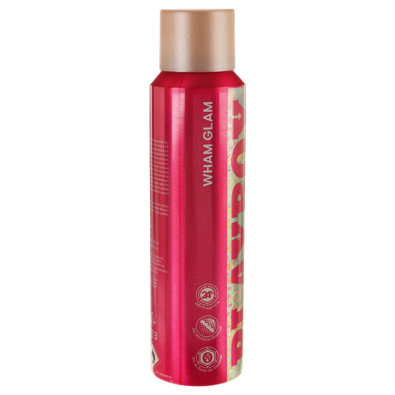 Desodorante Playboy Wham Glam Spray 150 Ml 5050456009206  perfil 8