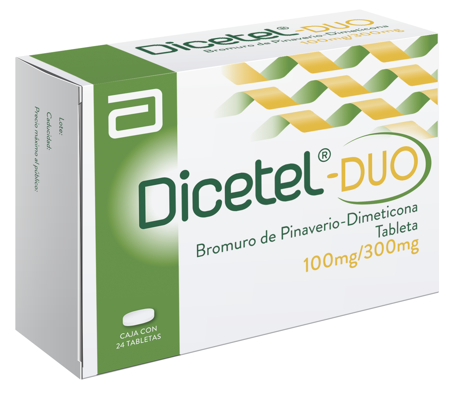 Dicetel-Duo 100/300 Mg Con 24 Tabletas