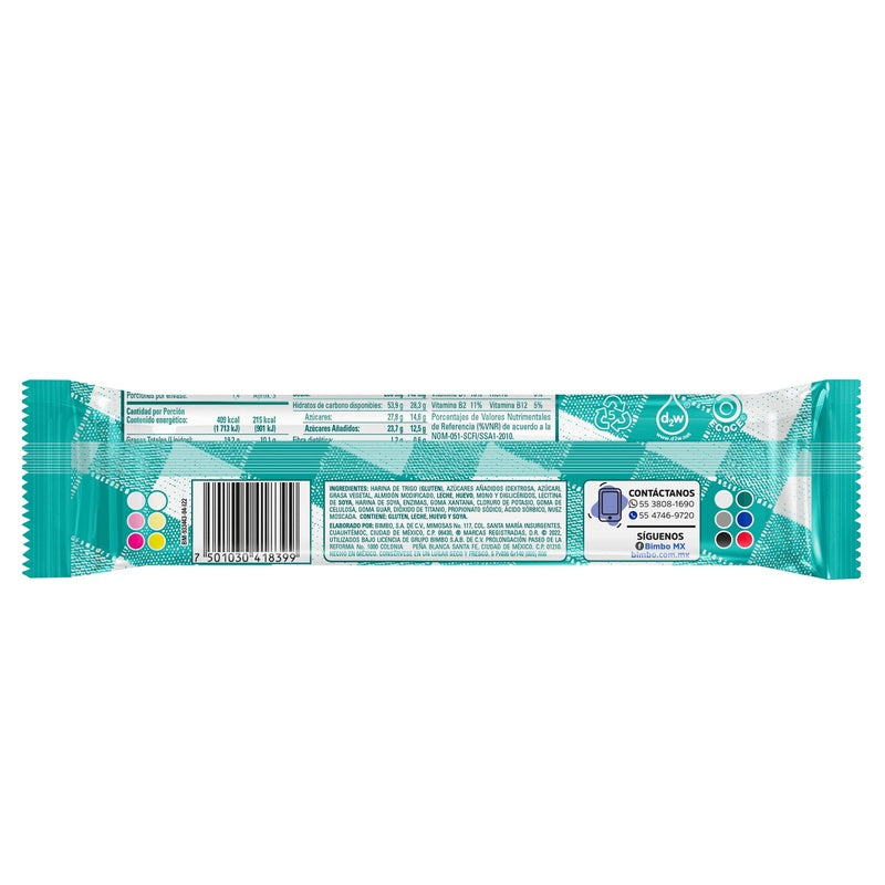 Donitas Espolvoreadas Con 8 Piezas 140 G 7501030418399 