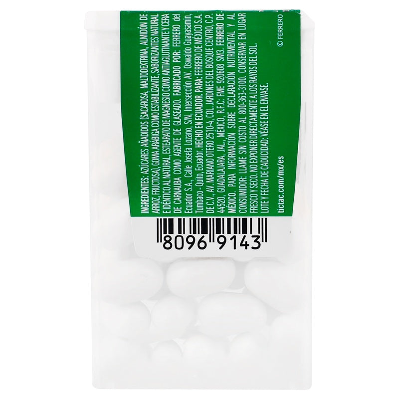 Dulce Tic Tac Menta 14.5 G 80969143  perfil 3