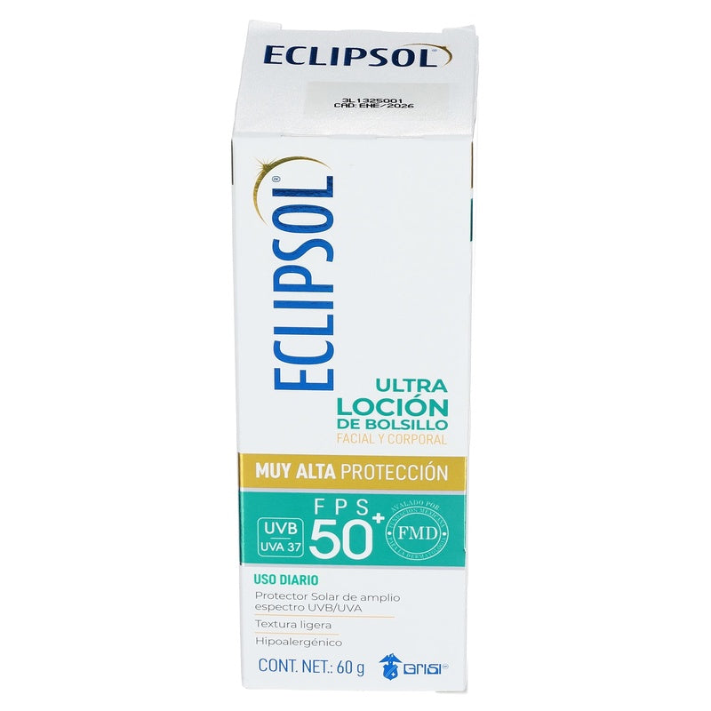 Eclipsol Ultra + 50 Fps Locion 60 G 7501022113257  perfil 3