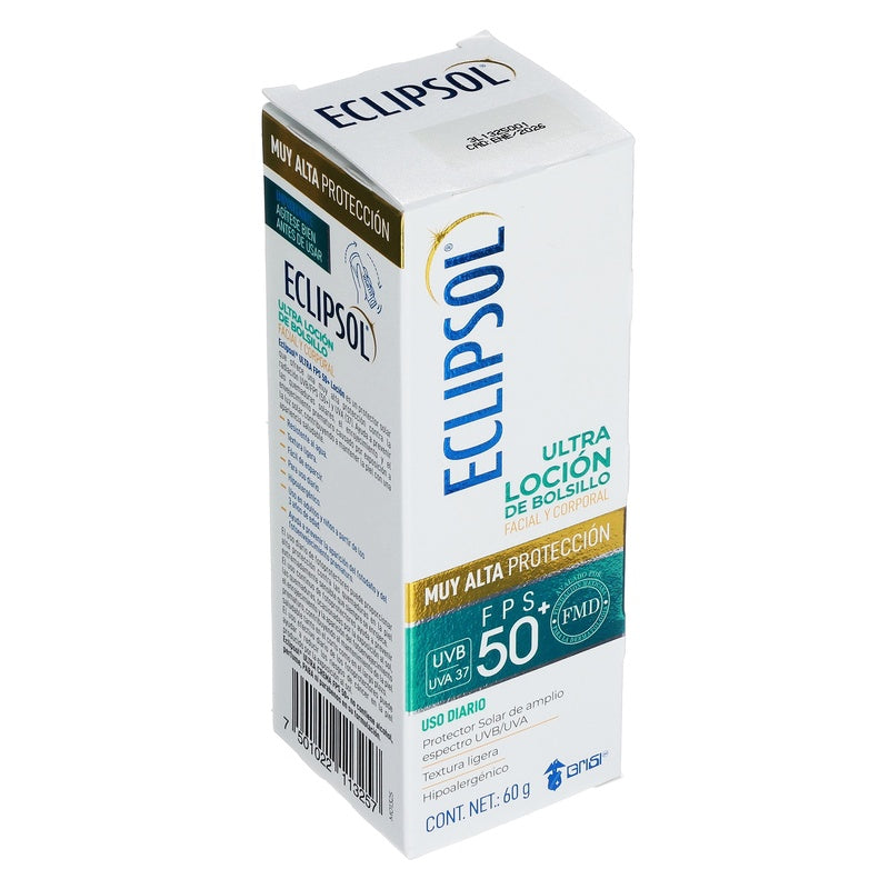 Eclipsol Ultra + 50 Fps Locion 60 G 7501022113257  perfil 4