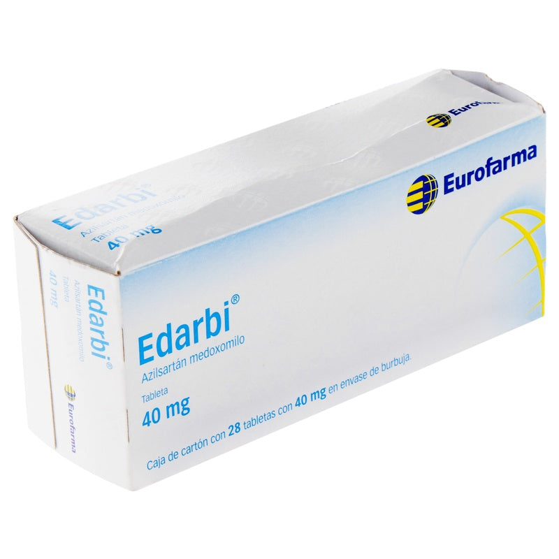 Edarbi 40 Mg Con 28 Tabletas 7891317019587 