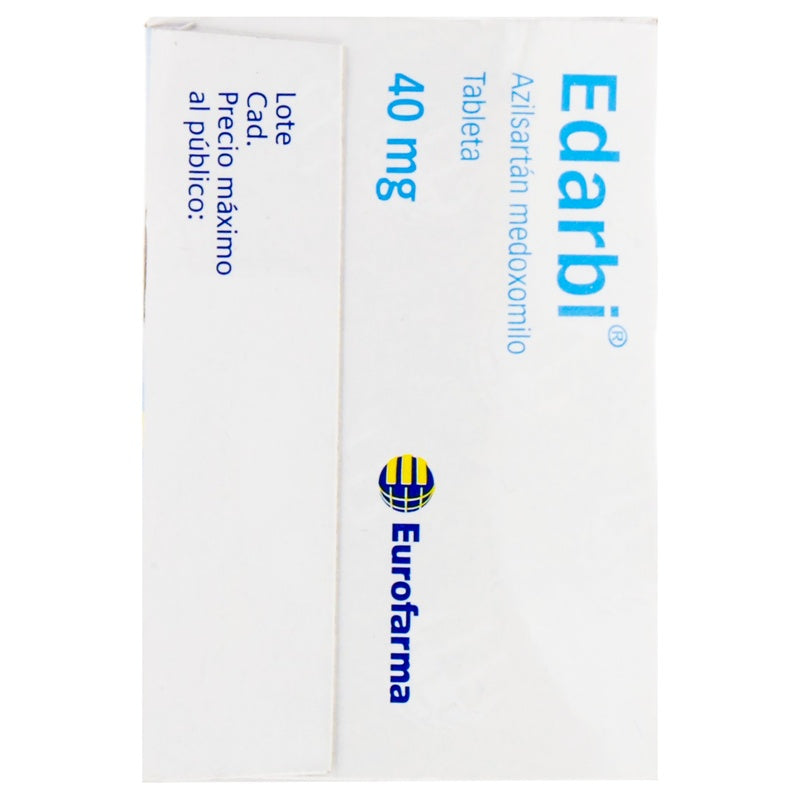 Edarbi 40 Mg Con 28 Tabletas 7891317019587  perfil 8