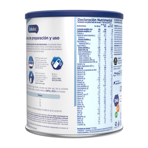 Enfalac 0 A 12 Meses 340 G 7506205816826 costado 4