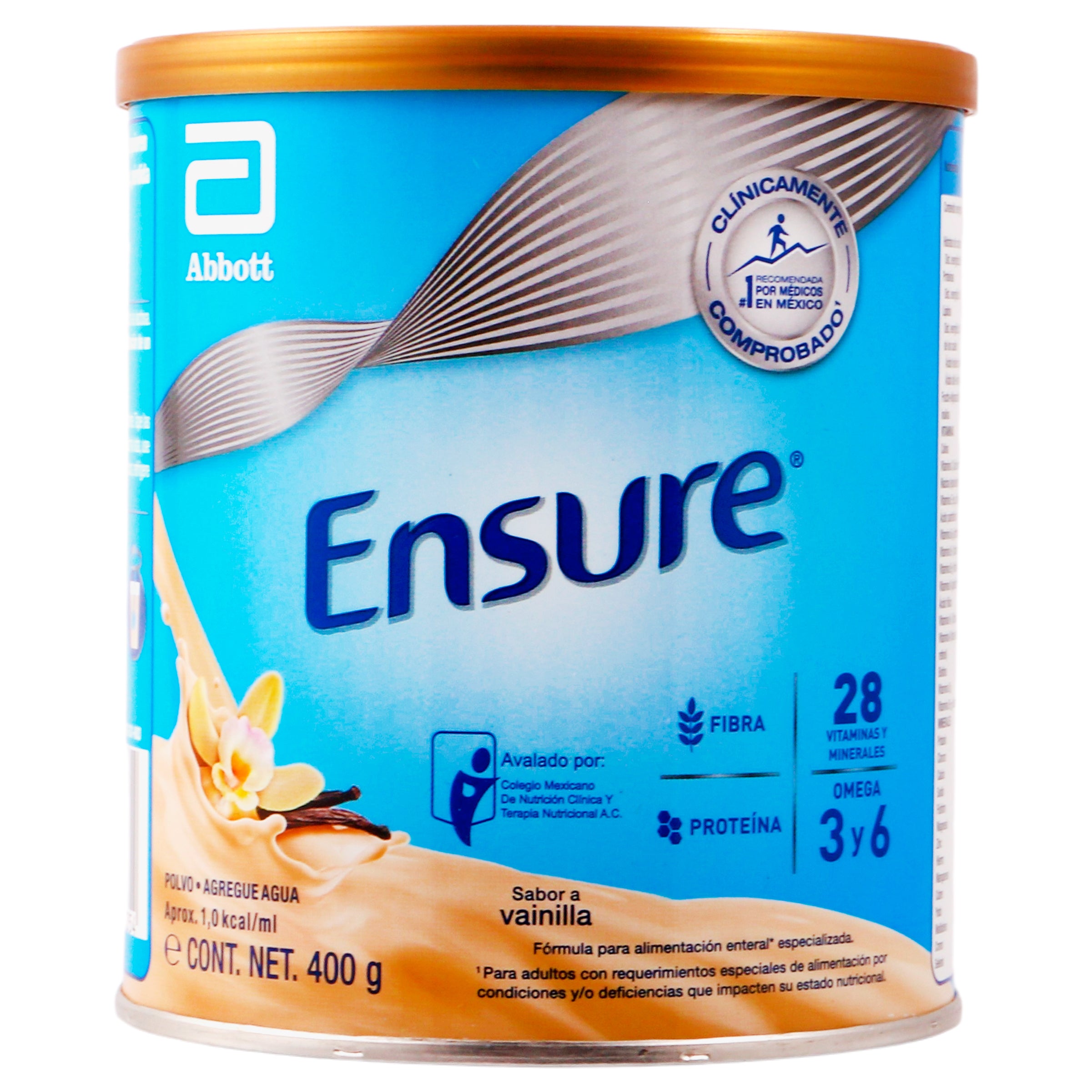 Ensure Con Fos Vainilla Polvo 400 G - 7501033953354 - Abbott