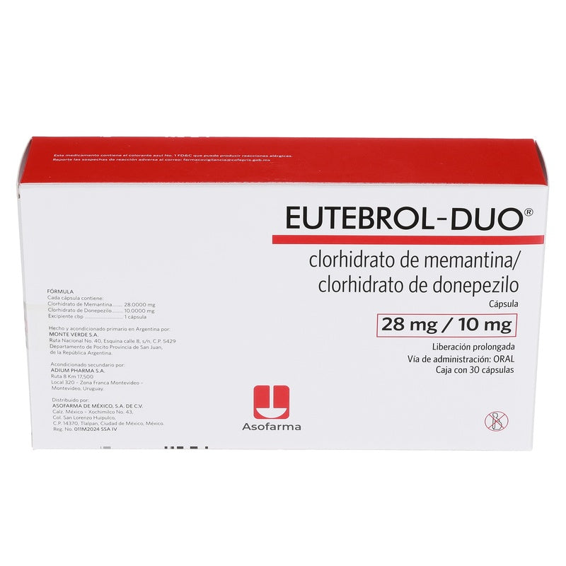 Eutebrol-Duo28/10 Mg Con 30 Capsulas Liberacion Prolongada 7730979099356  perfil 2