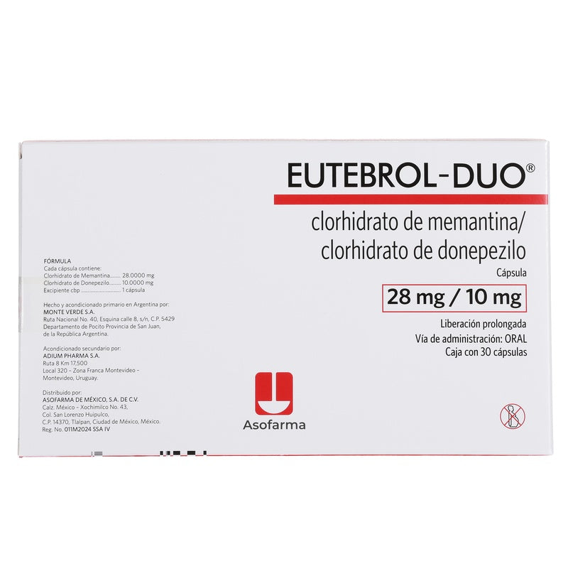 Eutebrol-Duo28/10 Mg Con 30 Capsulas Liberacion Prolongada 7730979099356  perfil 3