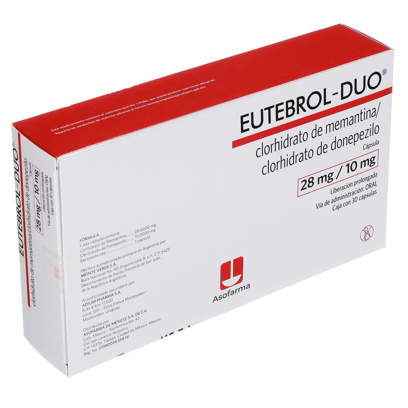 Eutebrol-Duo28/10 Mg Con 30 Capsulas Liberacion Prolongada 7730979099356  perfil 7