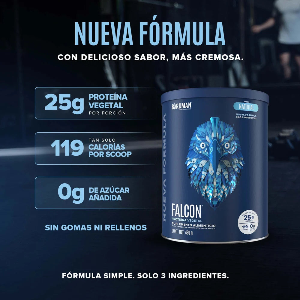 Falcon Proteina Natural 480 G Birdman
