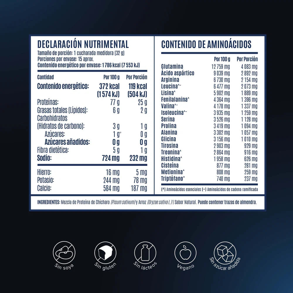 Falcon Proteina Natural 480 G Birdman