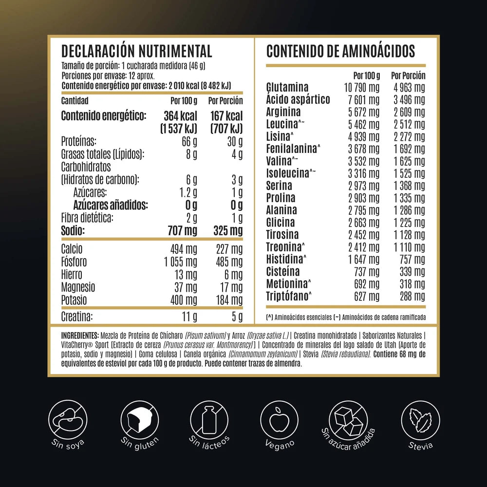 Falcon Performance Golden Vainilla Proteina - Creatina 552 G Birdman