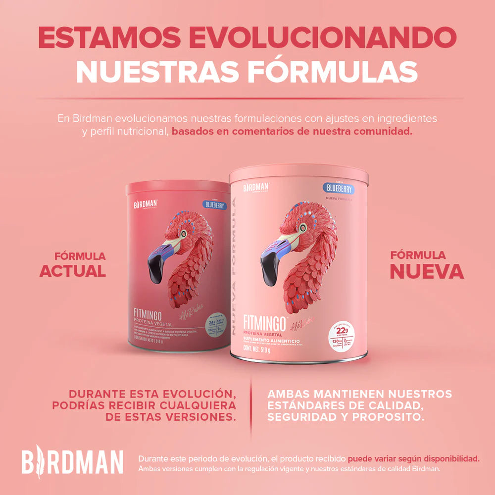 Fitmingo Proteina Blueberry 510 G Birdman