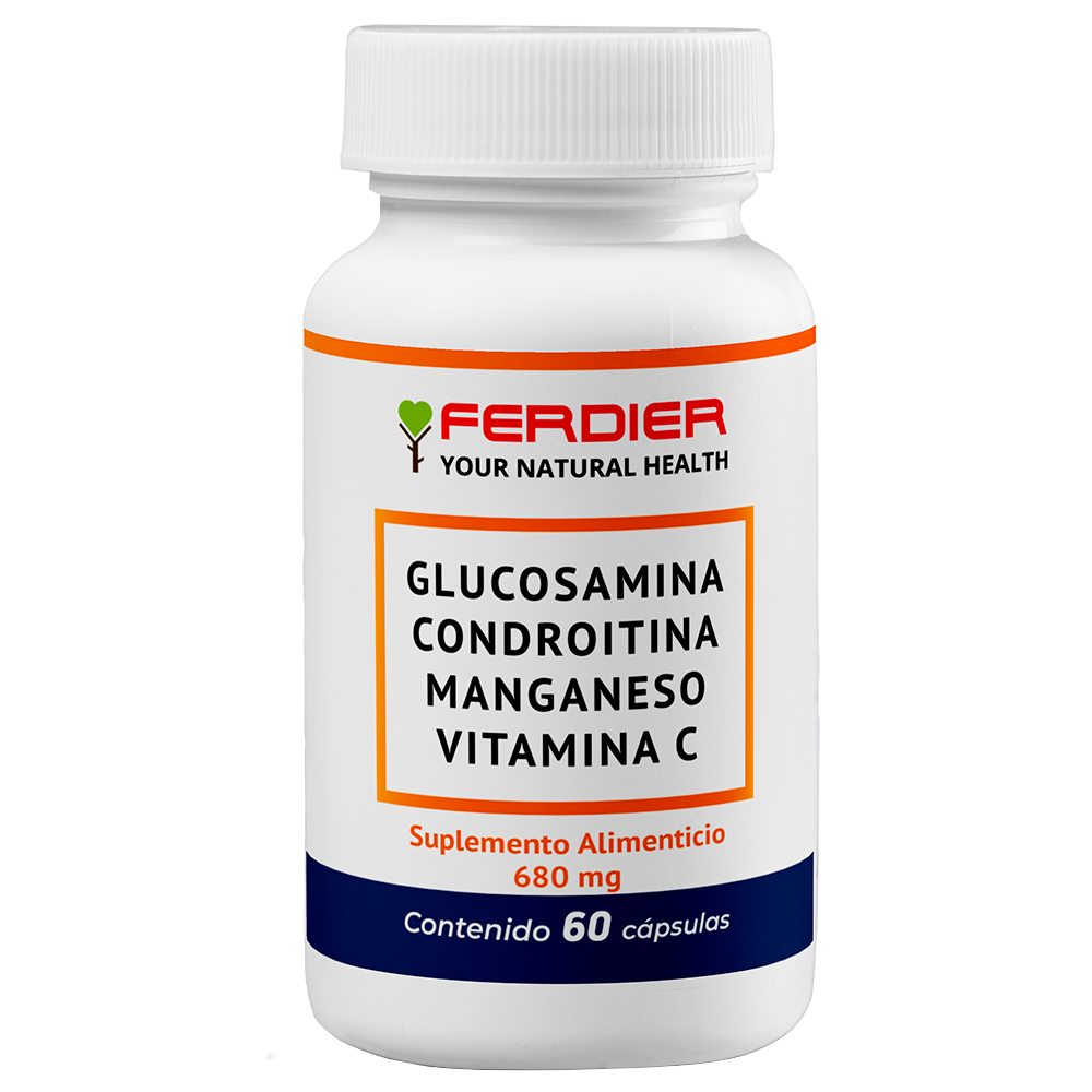 Glucosamina/Condroitina/Manganeso/Vit C Con 60 Capsulas Healthy Boost