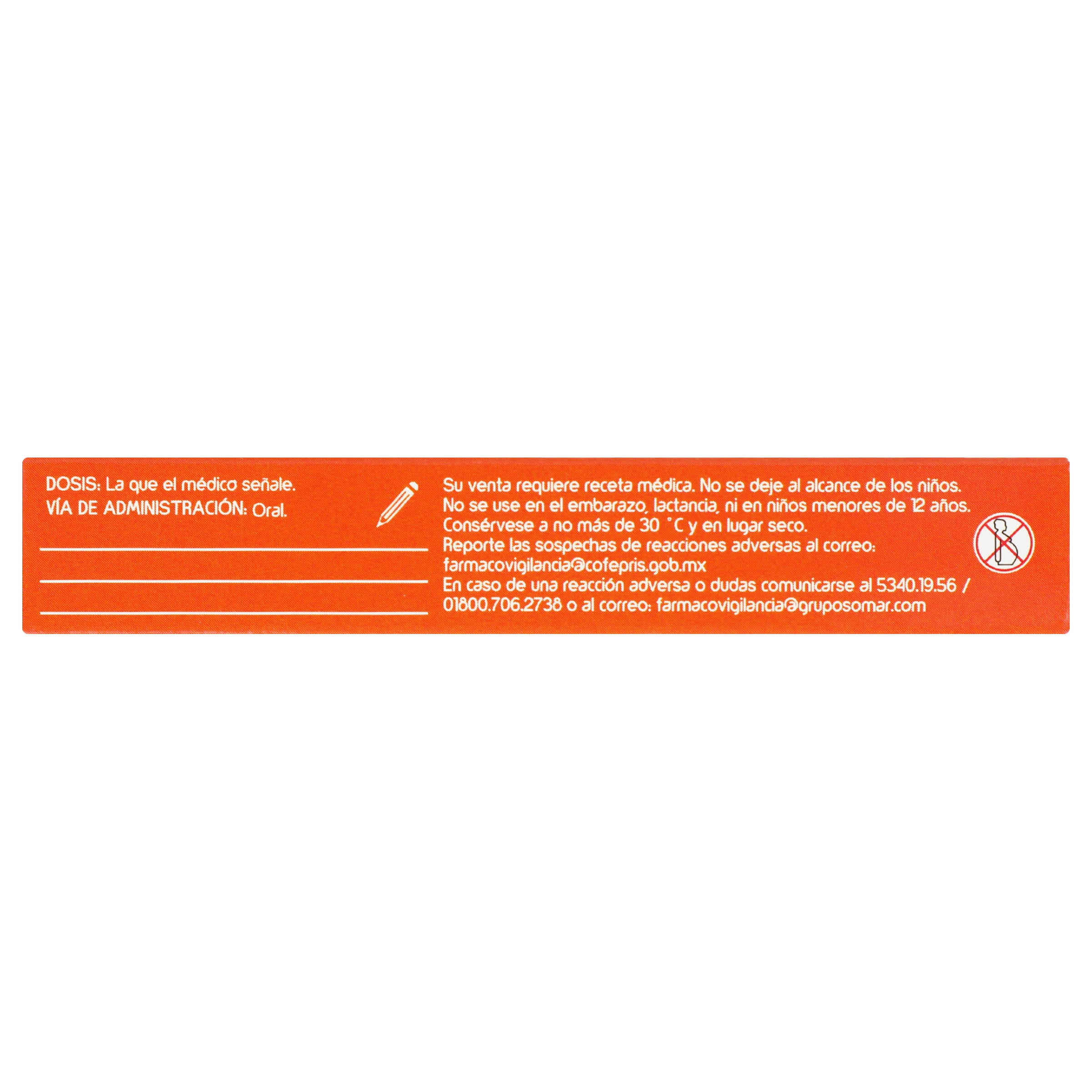 Fortical (Diclofenaco/Vitaminas) Con 30 Tabletas 7501258205092 lateral