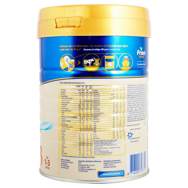 Frisolac Gold Etapa 3 800 G 8716200727655  perfil 6