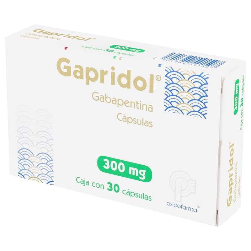 Gapridol 300 Mg Con 30 Capsulas 7501384541507  perfil 3