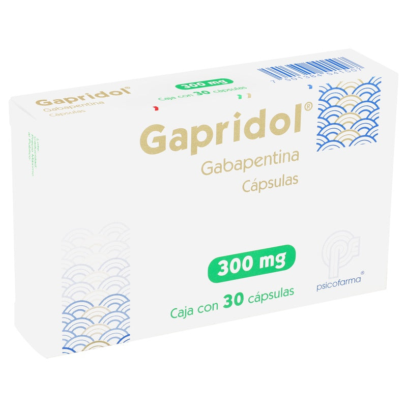 Gapridol 300 Mg Con 30 Capsulas 7501384541507  perfil 8