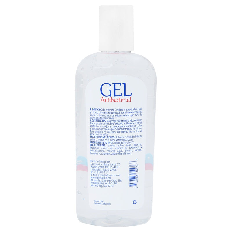 Gel Antibacterial Jaloma 250 Ml 759684154768  perfil 4