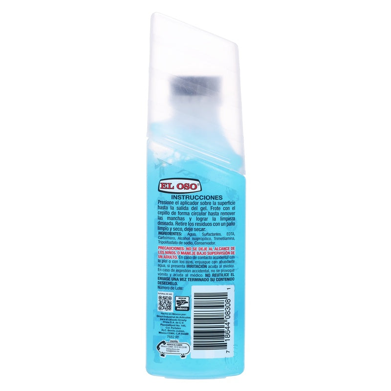 Gel Limpiador Para Tenis 120 G El Oso 718644083081  perfil 4