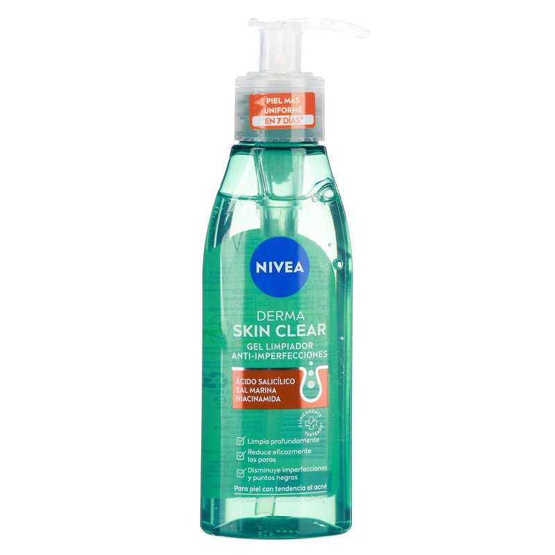 Gel Nivea Skin Clear Limpiador Anti-Imperfecciones 150 Ml 4006000084305 