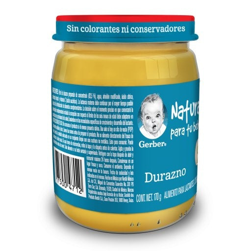 Gerber 3Ra Etapa Durazno 170 G 75004712  perfil 4
