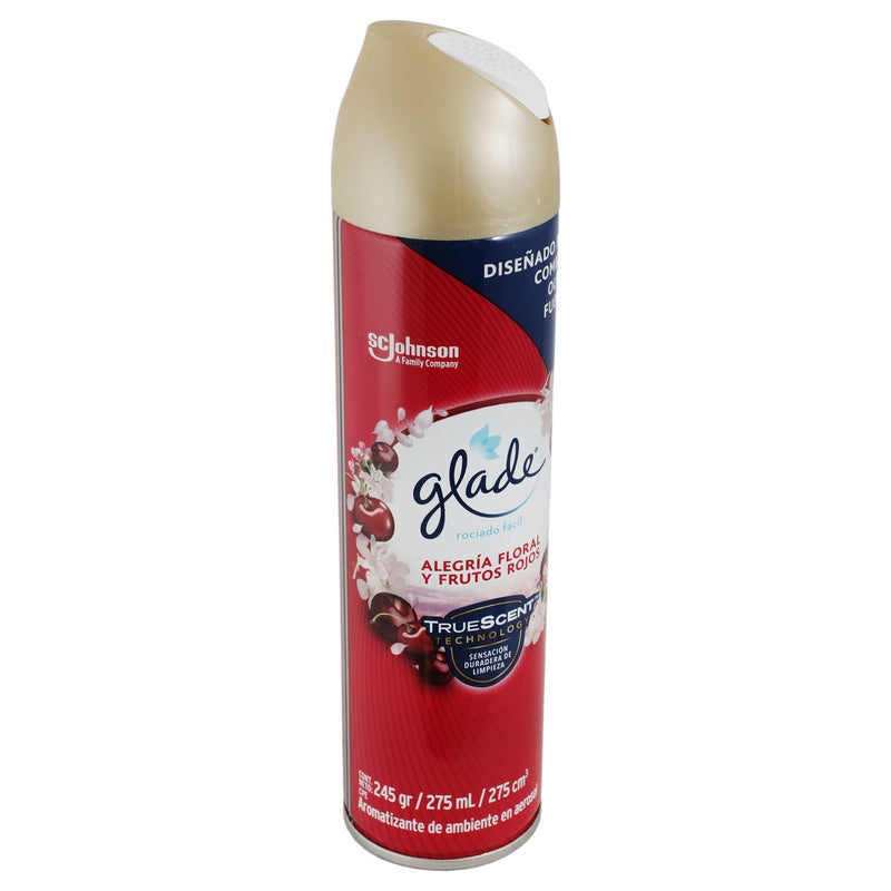 Glade Aromatizante Floral Frutos Rojso 5 En 1 Spray 250 G 7501032924010  perfil 7