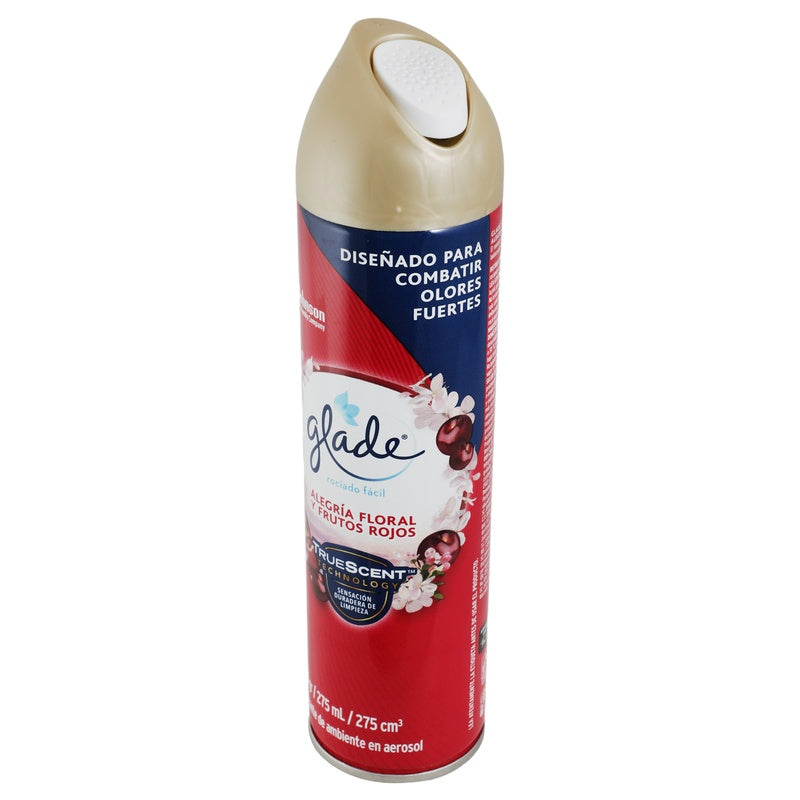 Glade Aromatizante Floral Frutos Rojso 5 En 1 Spray 250 G 7501032924010  perfil 8