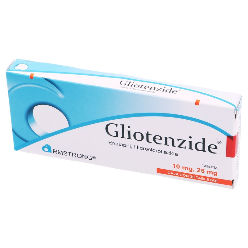 Gliotenzide 10/25 Mg Con 20 Tabletas 7501089802606  perfil 4
