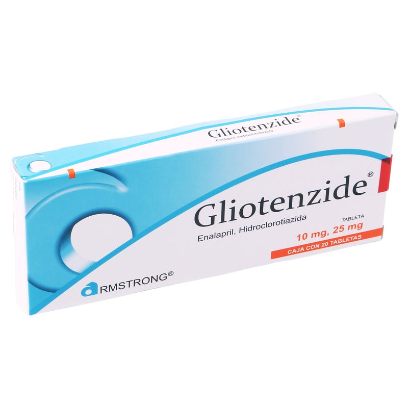 Gliotenzide 10/25 Mg Con 20 Tabletas 7501089802606  perfil 7