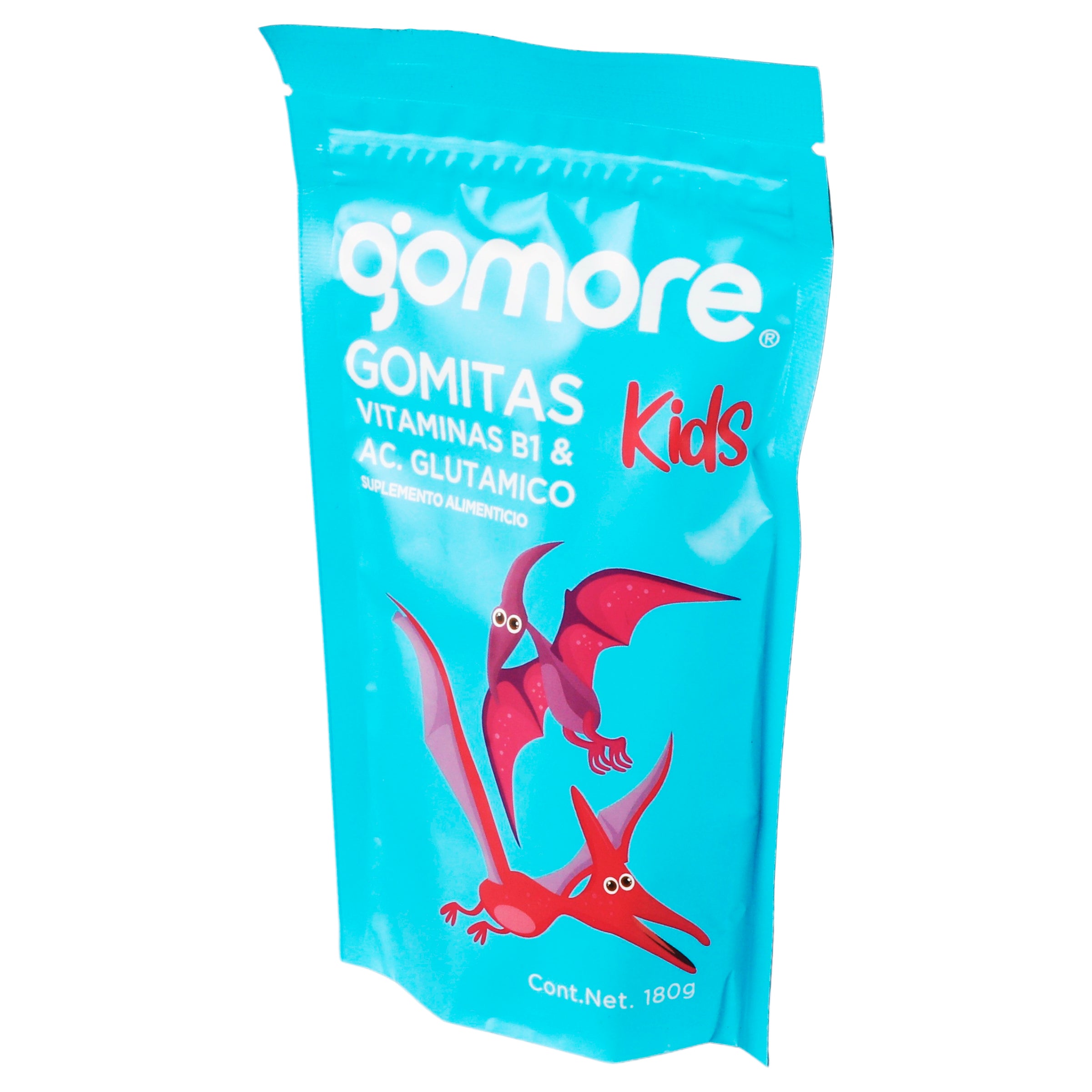 Gomore Gomitas Kids Con Vitaminas B1 & Acido Glutamico 180 G Suplemento Alimenticio 7500464678317