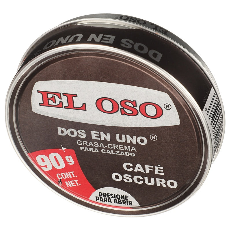 Grasa Crema Cafe Para Calzado Dos En Uno 90 G El Oso 718644080196 