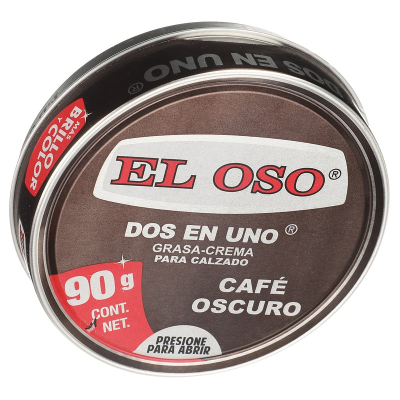 Grasa Crema Cafe Para Calzado Dos En Uno 90 G El Oso 718644080196  perfil 6