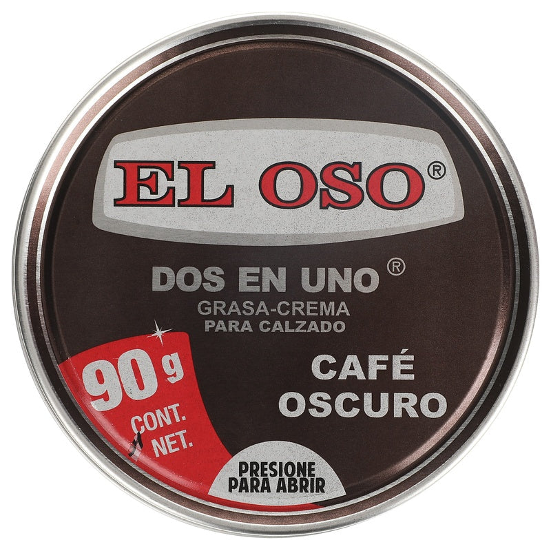 Grasa Crema Cafe Para Calzado Dos En Uno 90 G El Oso 718644080196  perfil 7