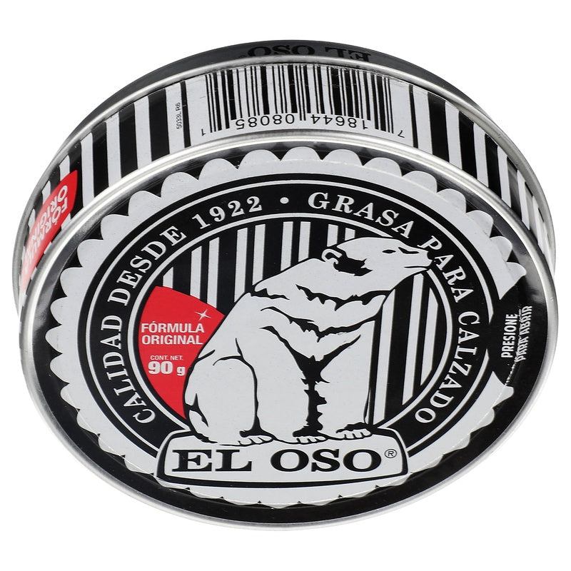 Grasa Para Calzado Negro Lata 90 G 718644080851  perfil 3