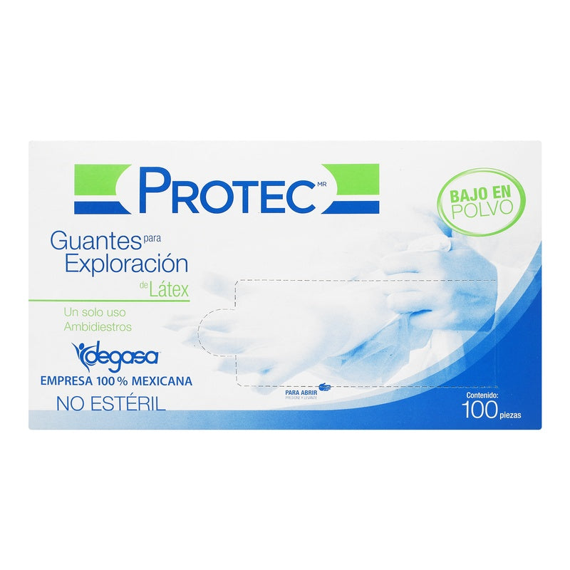 Guantes Protec Chico No Esteril Caja Con 100 Piezas 7501048922208 