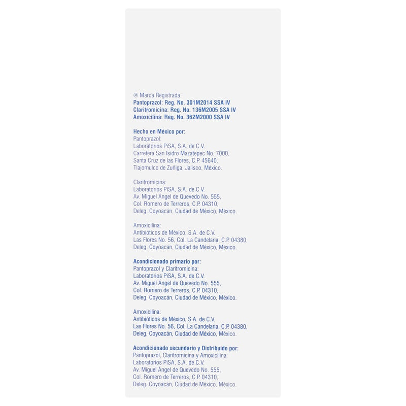 Icoblis 40/500/500 Mg Tratamiento 7 Dias 7501125174612  perfil 7