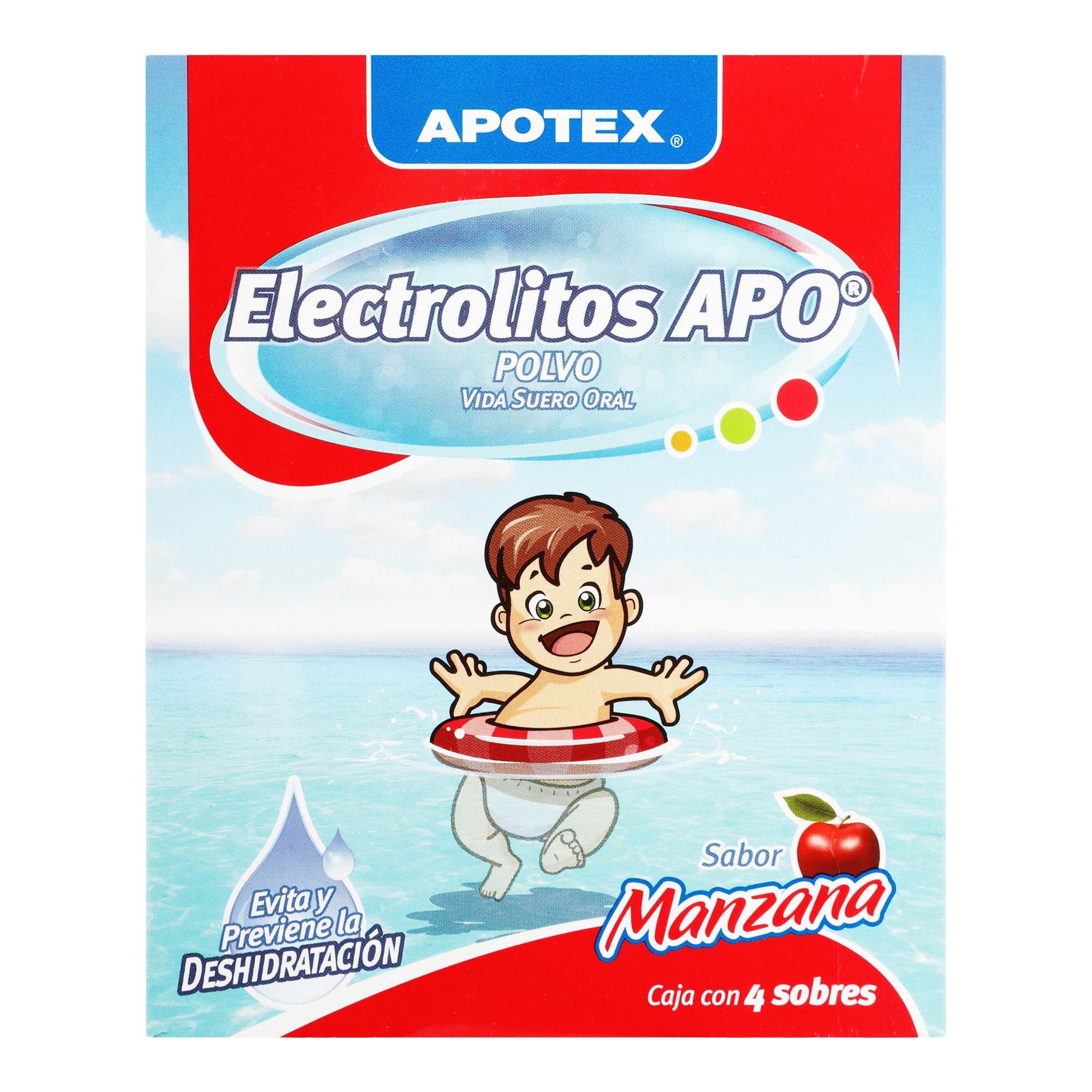 Electrolitos Apo Manzana Con 4 Sobres-1