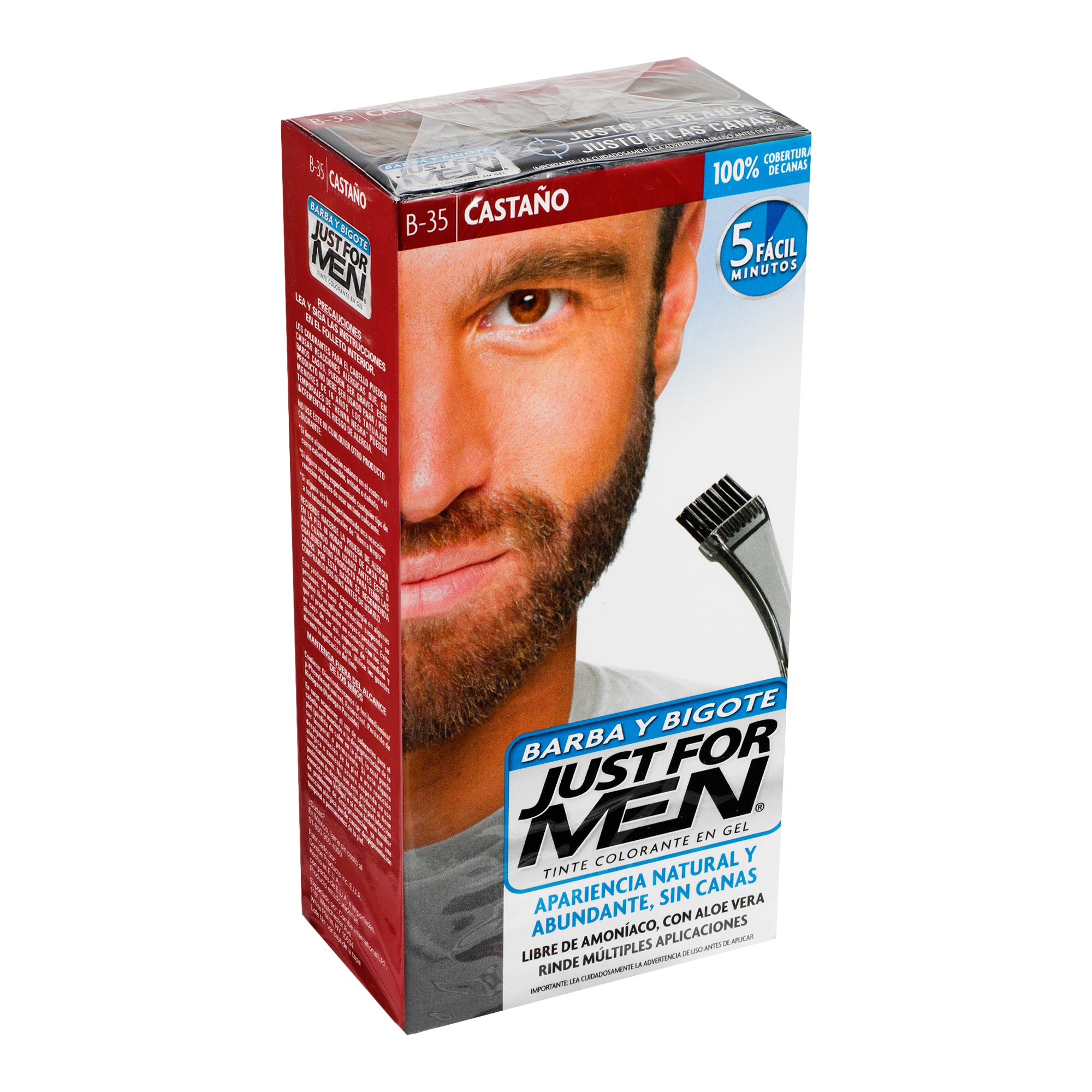 Tinte Just For Men Barba/B Castaño-1