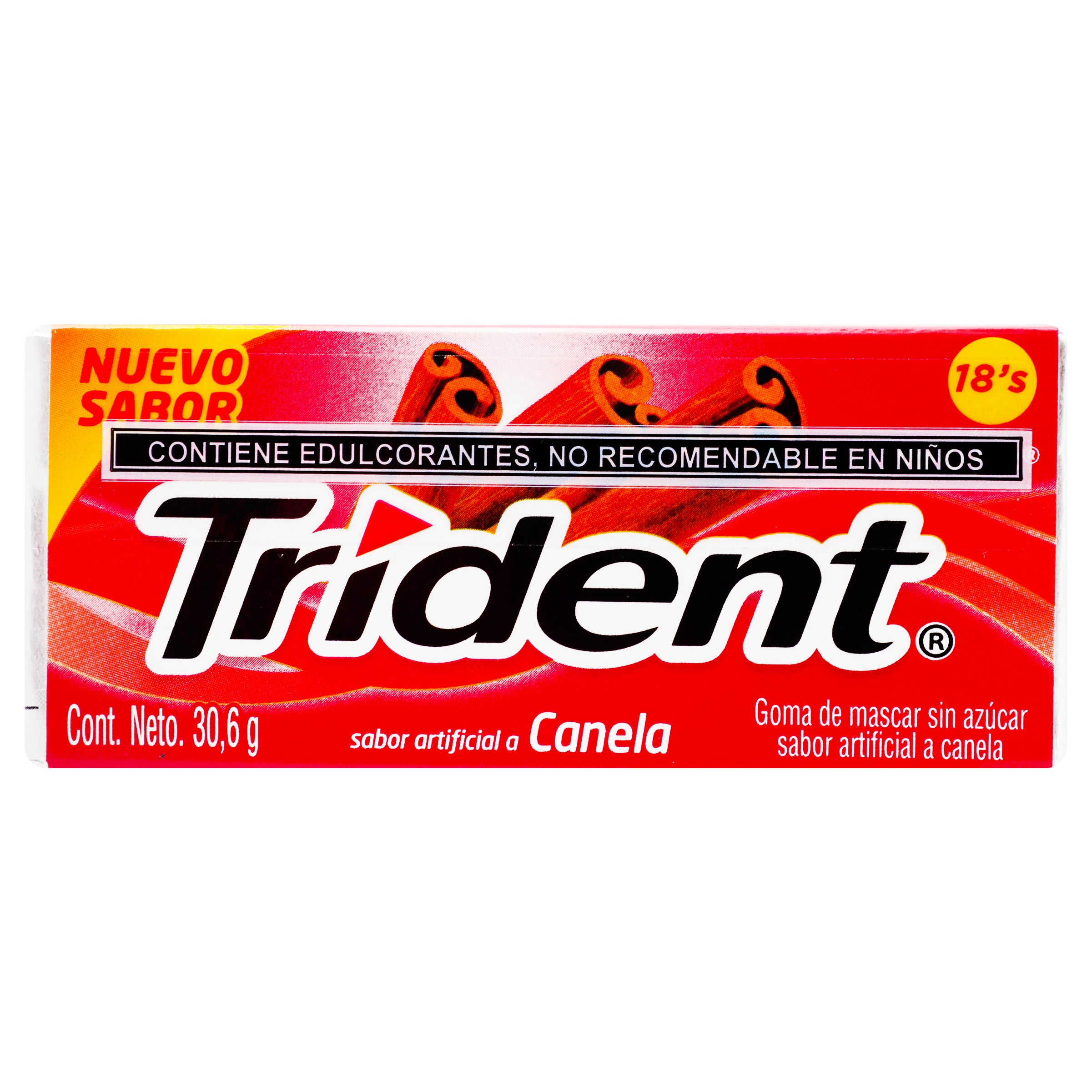 Chicle Trident 18 S Fresa Y Canela 30.6 G-1