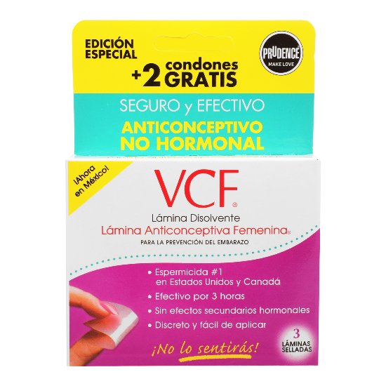 Lamina Anticonceptiva  + 2 Preservativos Gratis-1