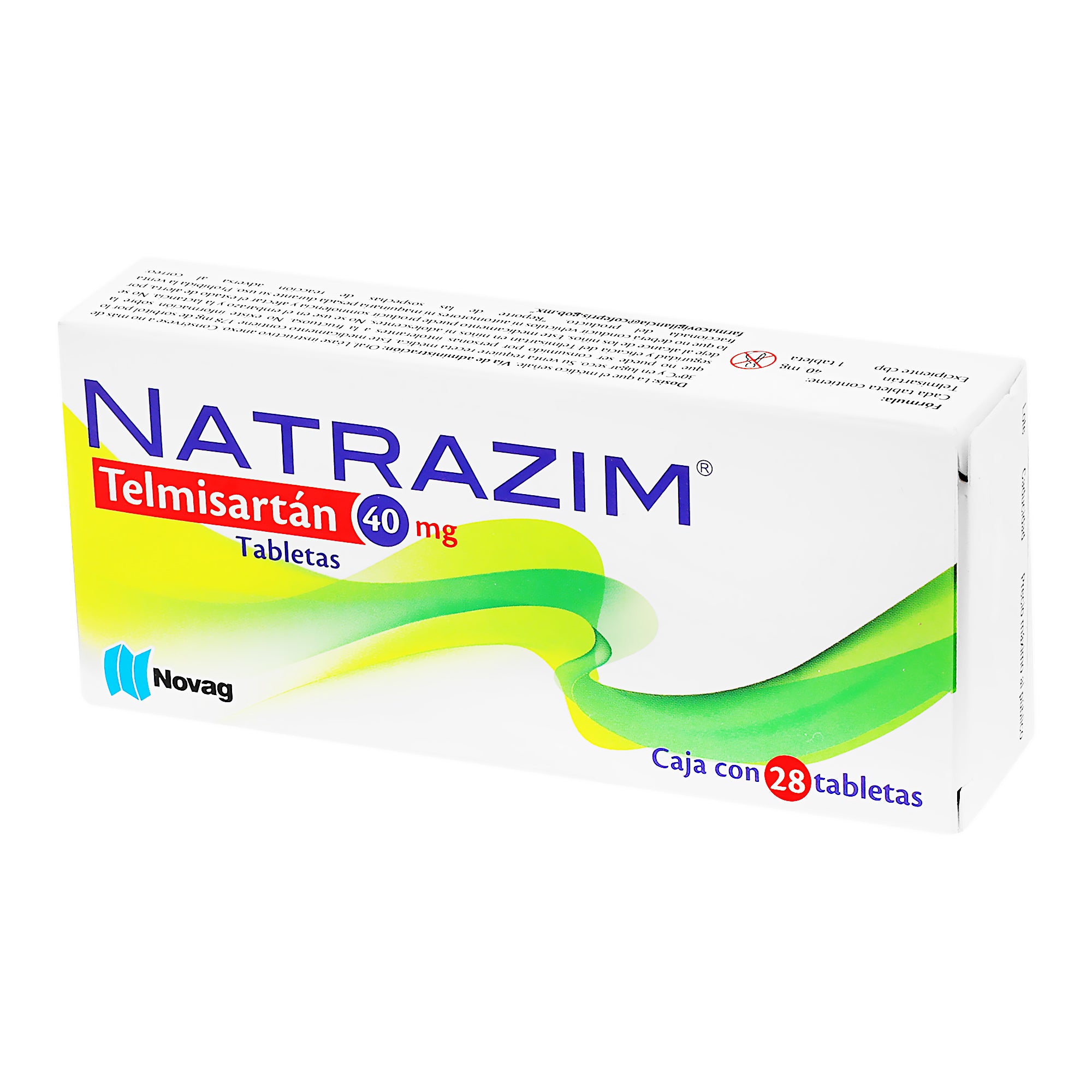 Natrazim (Telmisartan) 40 Mg Con 28 Tabletas-1