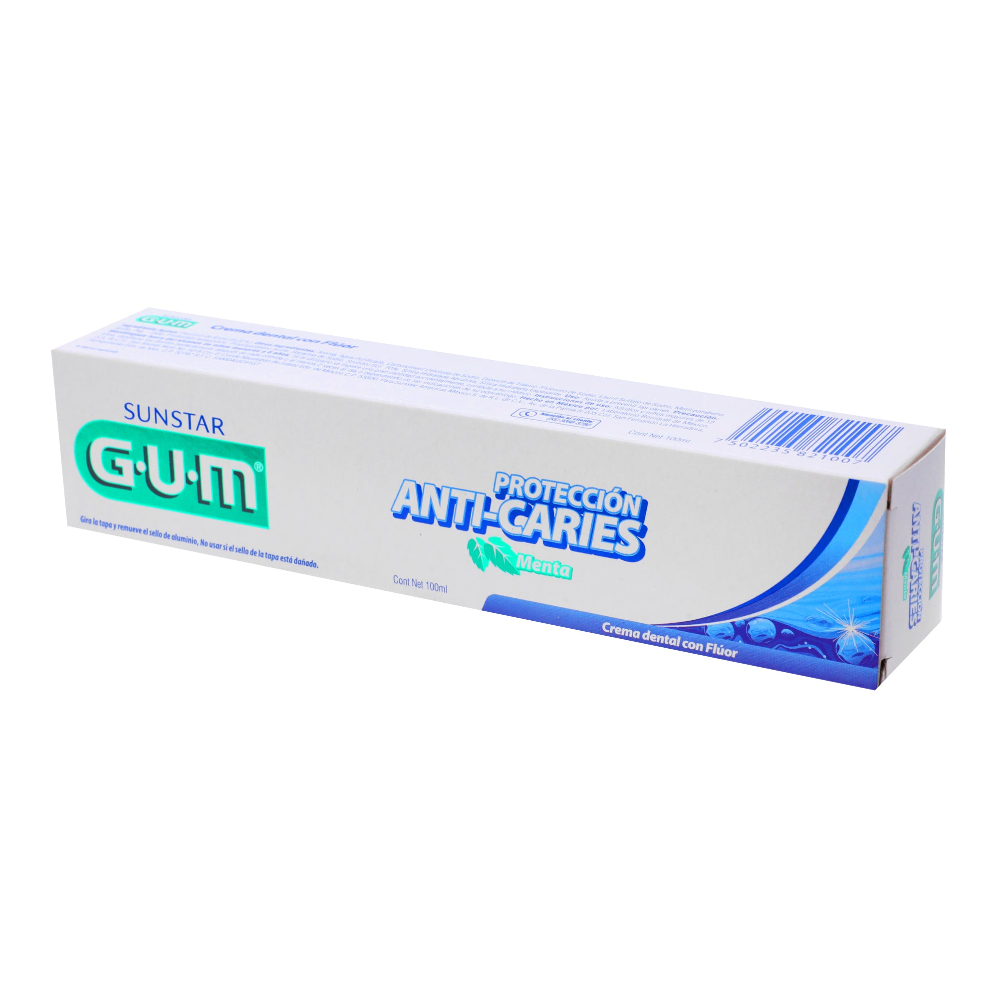 Crema Dental Gum Ant-Caries Menta 100 Ml-2