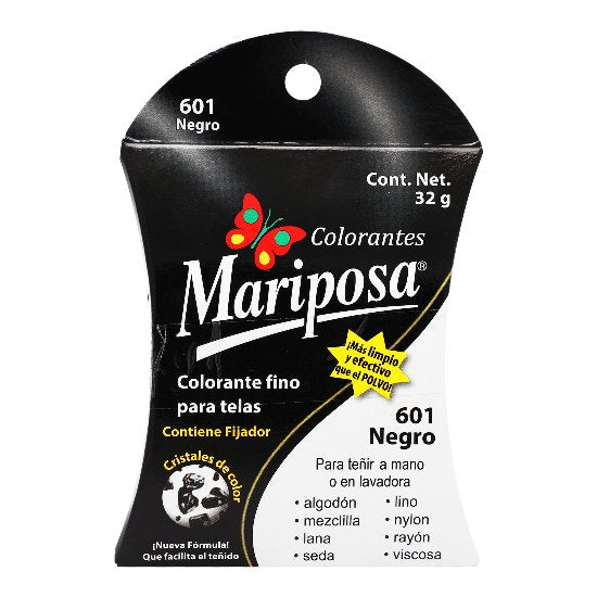 Colorante Mariposa Cristal Negro 601 32G-1