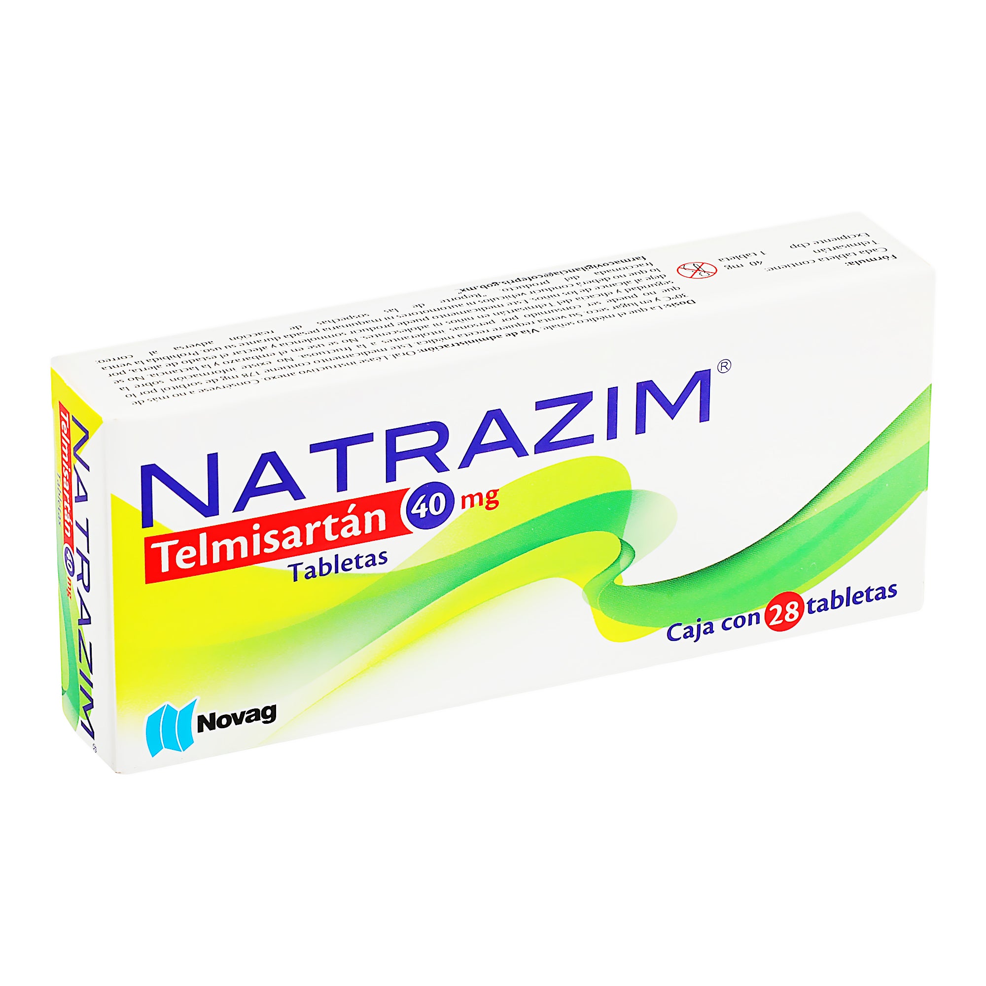 Natrazim (Telmisartan) 40 Mg Con 28 Tabletas-4