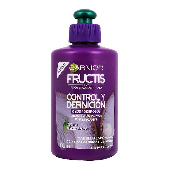 Crema Fructis Para Peinar Control-Definicion Rizos 300 Ml-1