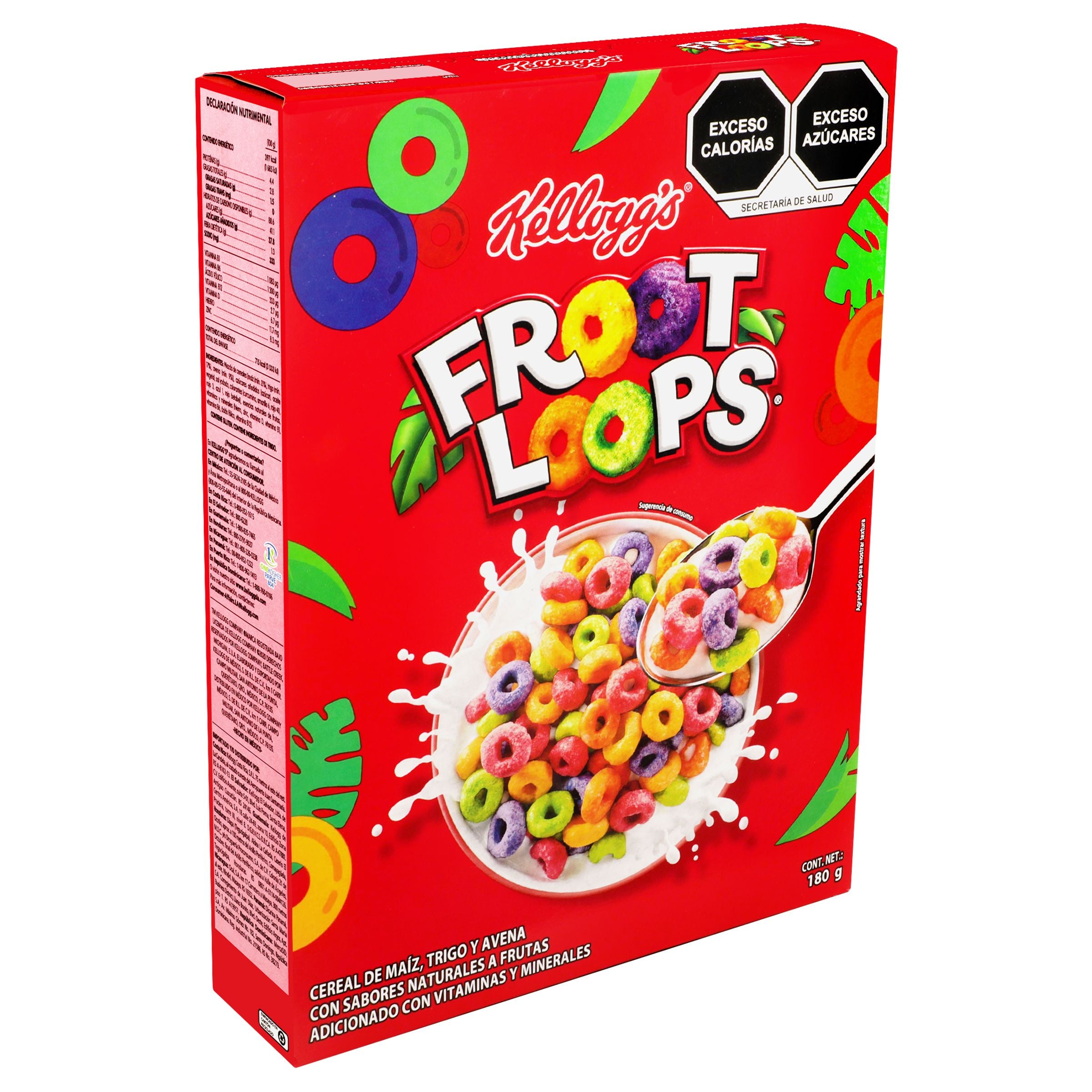 Cereal Kelloggs Froot Loops 180 G-2